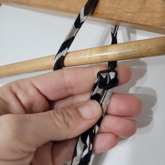 Planet Brown Geometric Print Fit and Flare Midi Dress Adjustable Spaghetti Strap - Picture 6 of 12